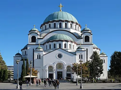 St. Sava Temple in Belgrade, stop 1 on the self-guided walking tour
