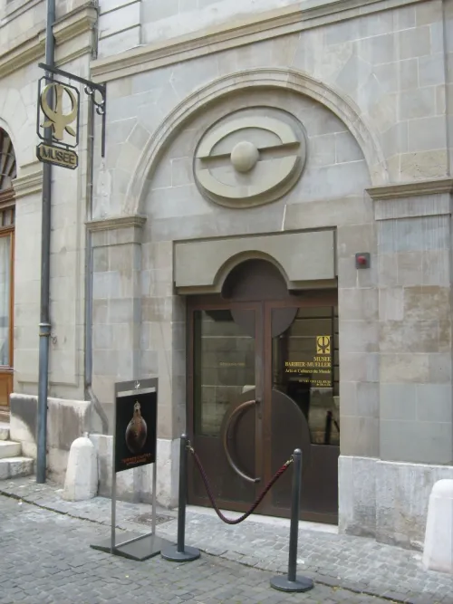 Barbier-Mueller Museum in Geneva, stop 3 on the self-guided walking tour