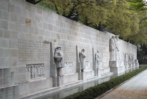 Parc des Bastions in Geneva, stop 4 on the self-guided walking tour