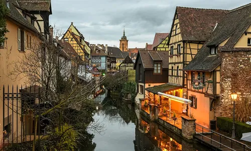 La Petite Venise in Colmar, stop 8 on the self-guided walking tour