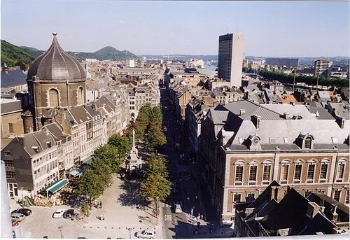 Place du Marché in Liège, stop 6 on the self-guided walking tour