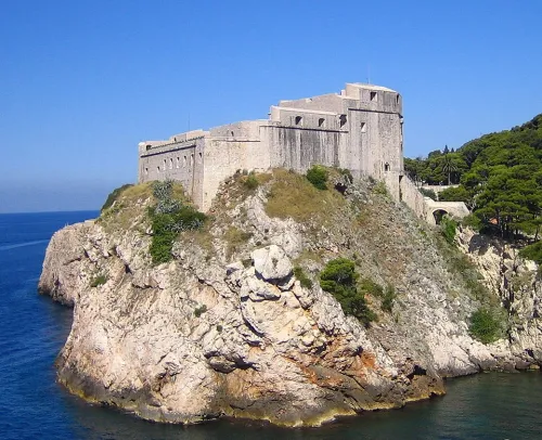 Festung Lovrijenac in Dubrovnik, Station 1 auf dem selbstgeführten Stadtrundgang