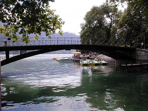 Pont des Amours in Annecy, Station 4 auf dem selbstgeführten Stadtrundgang