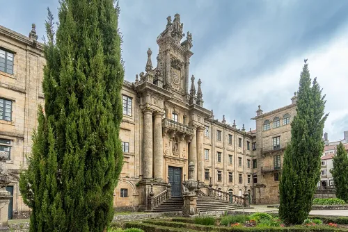 Monastery of San Martiño Pinario in Santiago de Compostela, stop 5 on the self-guided walking tour