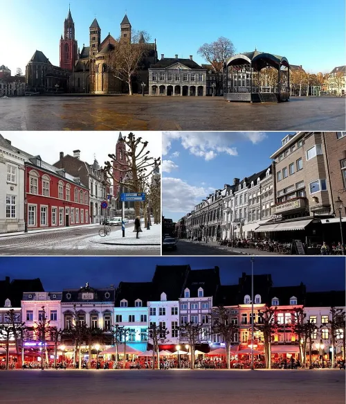 Vrijthof in Maastricht, Station 1 auf dem selbstgeführten Stadtrundgang