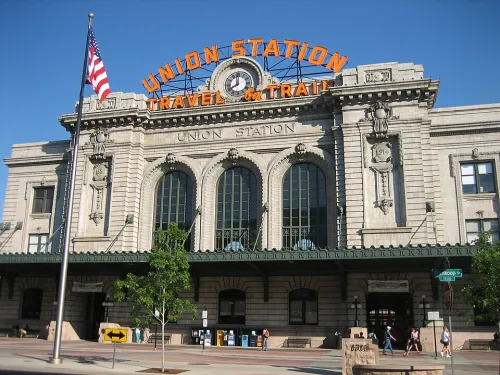 Union Station in Denver, Station 1 auf dem selbstgeführten Stadtrundgang