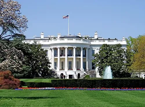 Weißes Haus in Washington, D.C., Station 7 auf dem selbstgeführten Stadtrundgang