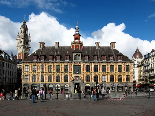Vieille Bourse in Lille, stop 9 on the self-guided walking tour