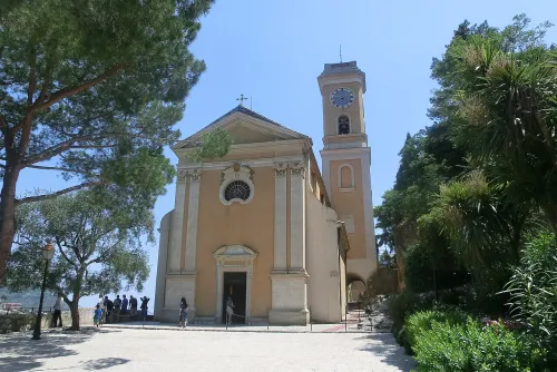 Église Notre-Dame de l'Assomption in Èze, stop 1 on the self-guided walking tour