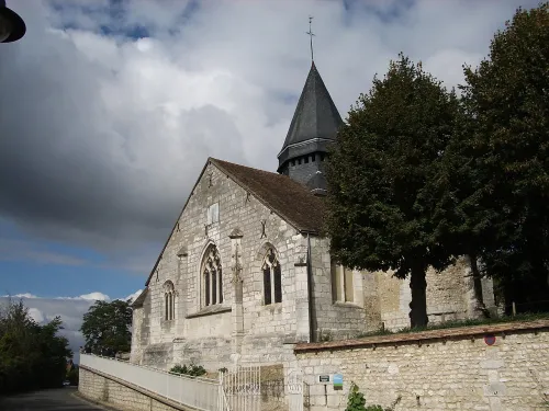 Église Sainte-Radegonde de Giverny, Station 3 auf dem selbstgeführten Stadtrundgang