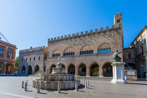 Piazza Cavour in Rimini, Station 5 auf dem selbstgeführten Stadtrundgang