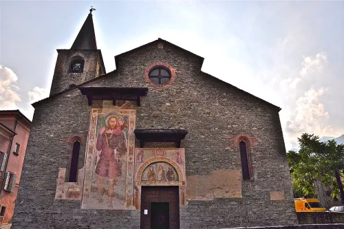 Pfarrkirche San Biagio in Revecchia in Bellinzona, Station 6 auf dem selbstgeführten Stadtrundgang