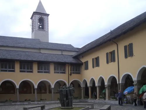 Kirche Santa Maria delle Grazie in Bellinzona, Station 8 auf dem selbstgeführten Stadtrundgang