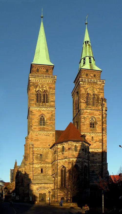 Sebalduskirche in Nuremberg, stop 3 on the self-guided walking tour
