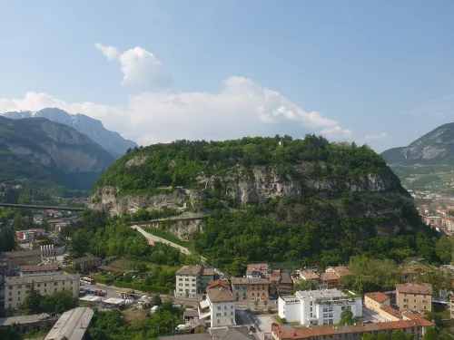 Doss Trento in Trient, Station 4 auf dem selbstgeführten Stadtrundgang