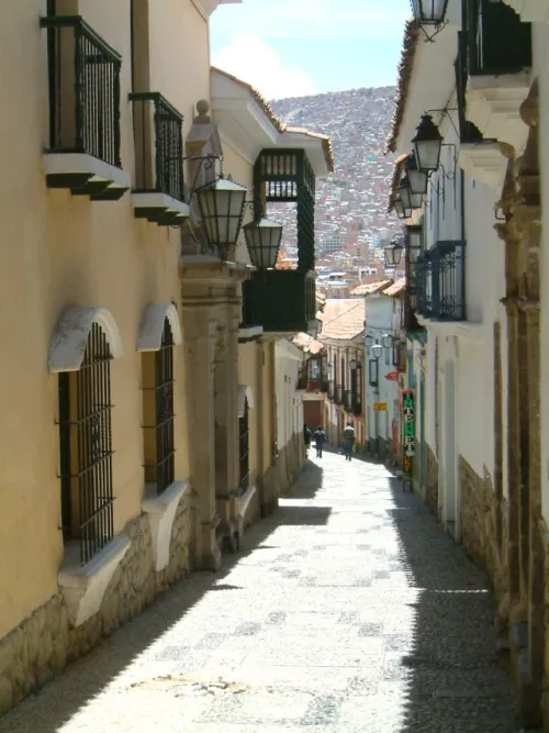 Calle Jaén in La Paz, stop 8 on the self-guided walking tour