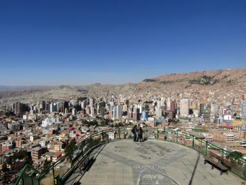 Mirador de Killi Killi in La Paz, stop 9 on the self-guided walking tour