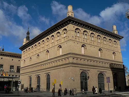 Lonja de Zaragoza in Saragossa, Station 5 auf dem selbstgeführten Stadtrundgang
