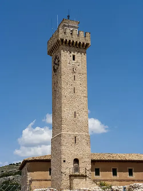 Torre de Mangana in Cuenca, Station 1 auf dem selbstgeführten Stadtrundgang