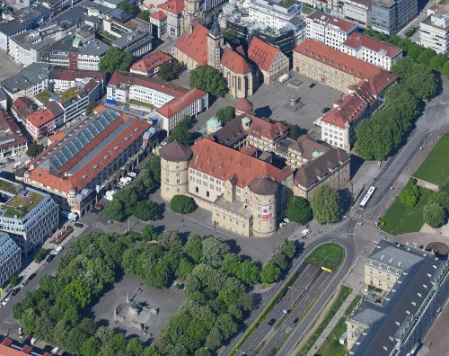 Altes Schloss in Stuttgart, Station 10 auf dem selbstgeführten Stadtrundgang