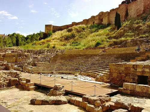 Roman Theatre in Malaga, stop 10 on the self-guided walking tour