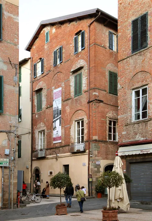 Geburtshaus von Giacomo Puccini in Lucca, Station 4 auf dem selbstgeführten Stadtrundgang