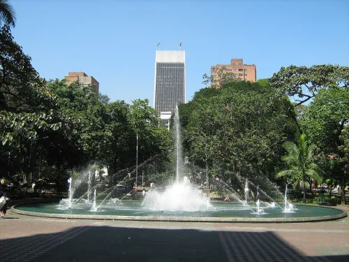 Parque de Bolívar in Medellín, Station 3 auf dem selbstgeführten Stadtrundgang