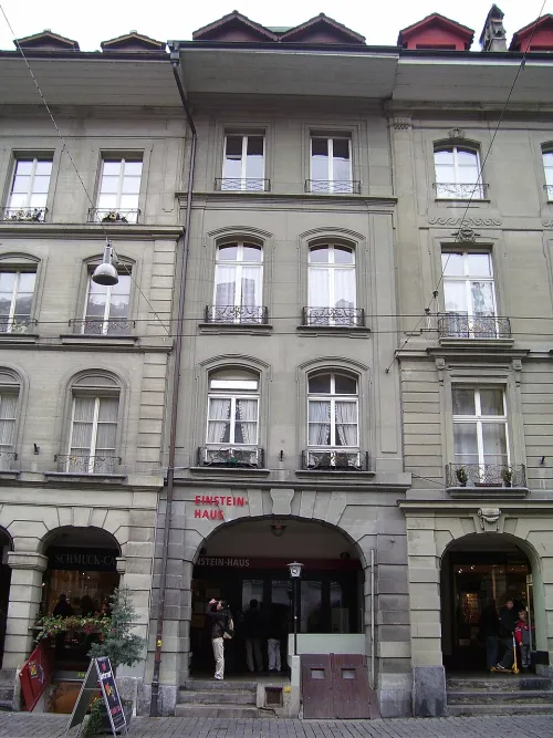 Einsteinhaus Bern, Station 9 auf dem selbstgeführten Stadtrundgang