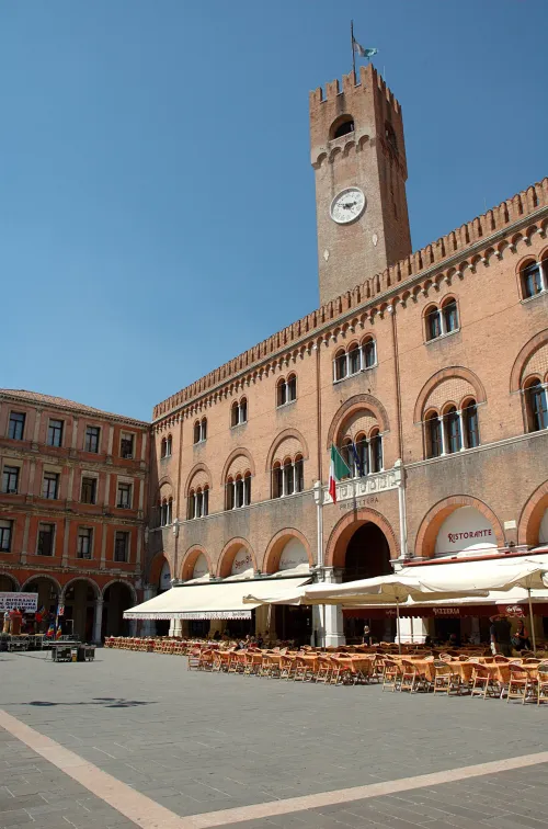Piazza dei Signori in Treviso, Station 1 auf dem selbstgeführten Stadtrundgang