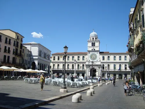 Piazza dei Signori in Padua, Station 8 auf dem selbstgeführten Stadtrundgang