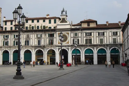 Piazza della Loggia in Brescia, Station 8 auf dem selbstgeführten Stadtrundgang