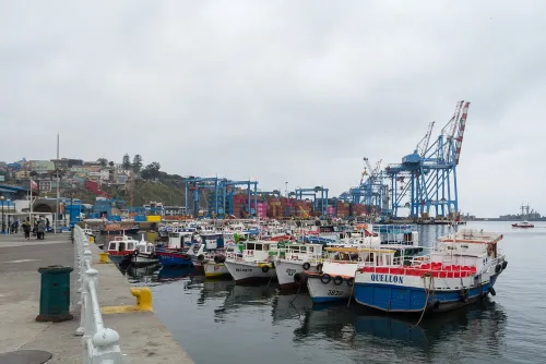Muelle Prat in Valparaíso, Station 2 auf dem selbstgeführten Stadtrundgang