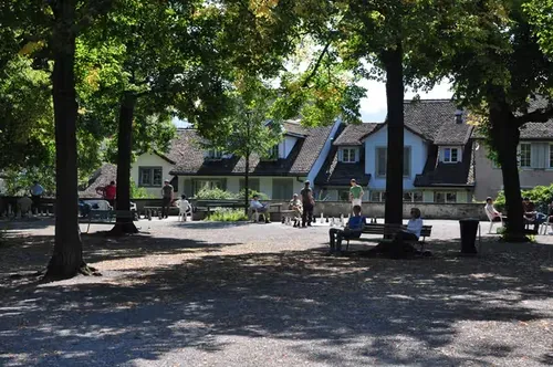 Lindenhof in Zürich, Station 2 auf dem selbstgeführten Stadtrundgang