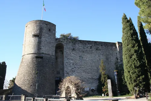 Rocca di Bergamo, Station 8 auf dem selbstgeführten Stadtrundgang