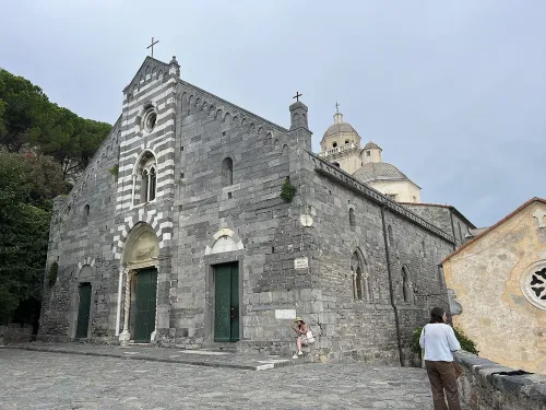 Church of San Lorenzo in Portovenere, stop 5 on the self-guided walking tour
