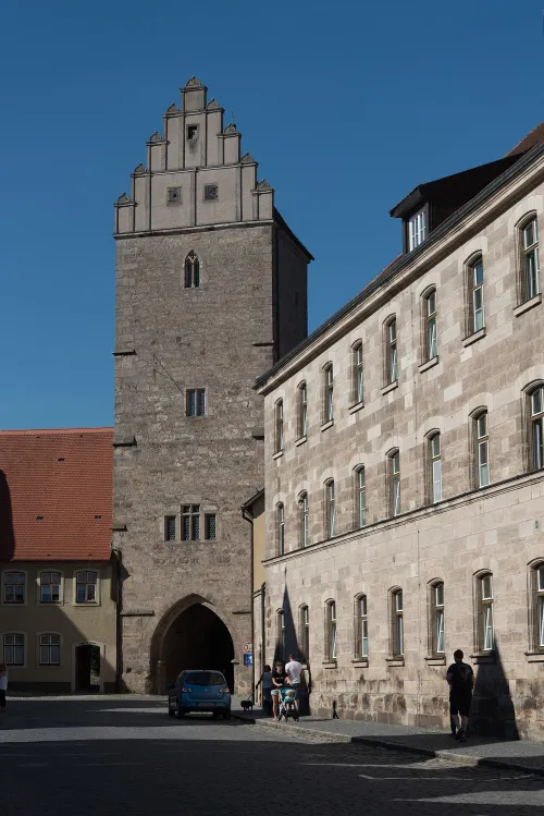 Rothenburger Tor in Dinkelsbühl, Station 5 auf dem selbstgeführten Stadtrundgang