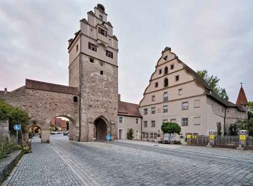 Nördlinger Tor in Dinkelsbühl, Station 2 auf dem selbstgeführten Stadtrundgang