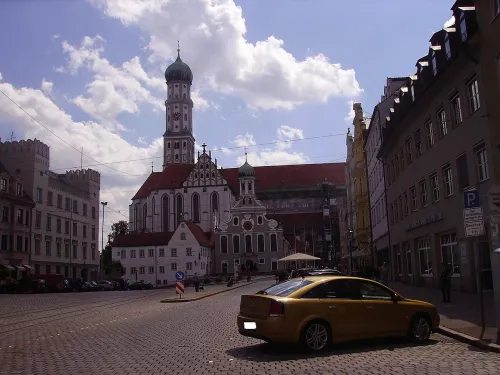 St. Ulrich und Afra in Augsburg, stop 8 on the self-guided walking tour