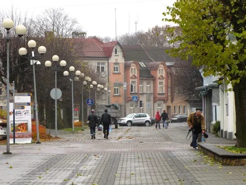 Jomas iela in Jūrmala, Station 2 auf dem selbstgeführten Stadtrundgang