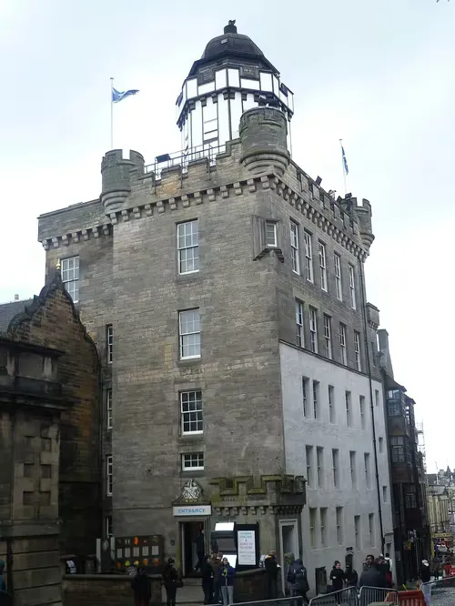 Camera Obscura in Edinburgh, Station 2 auf dem selbstgeführten Stadtrundgang