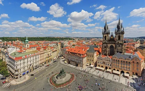 Altstädter Ring in Prag, Station 11 auf dem selbstgeführten Stadtrundgang
