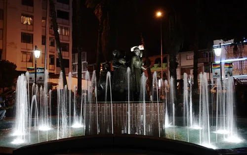 Plaza Las Heroínas in Mérida, Venezuela, Station 4 auf dem selbstgeführten Stadtrundgang