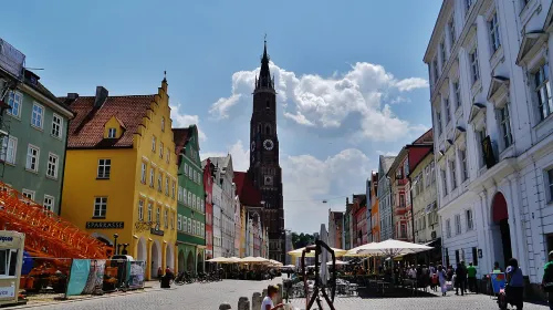 Altstadt in Landshut, Station 6 auf dem selbstgeführten Stadtrundgang