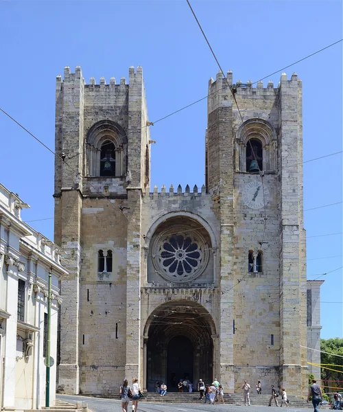 Kathedrale Sé de Lisboa in Lissabon, Station 8 auf dem selbstgeführten Stadtrundgang