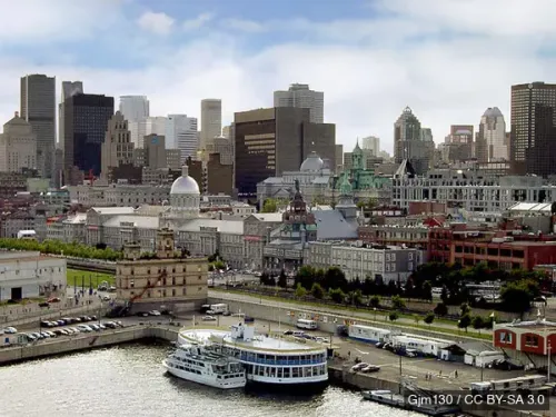 Vieux-Port de Montréal in Montreal, Station 9 auf dem selbstgeführten Stadtrundgang