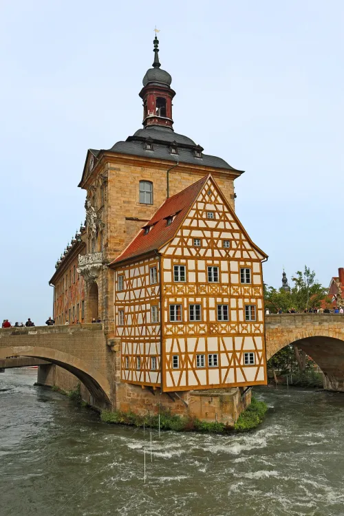 Old Town Hall in Bamberg, stop 2 on the self-guided walking tour