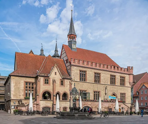 Altes Rathaus in Göttingen, Station 2 auf dem selbstgeführten Stadtrundgang