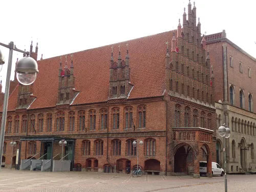 Old Town Hall in Hanover, stop 3 on the self-guided walking tour