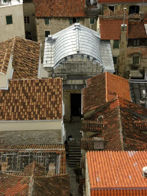 Temple of Jupiter in Split, stop 6 on the self-guided walking tour