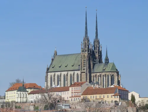 Kathedrale St. Peter und Paul in Brünn, Station 1 auf dem selbstgeführten Stadtrundgang